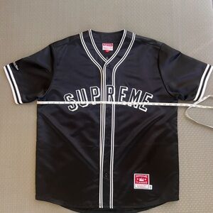 Supreme Black Baseball Jersey